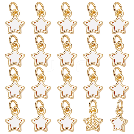 12Pcs Brass Charms KK-ME0002-13-1