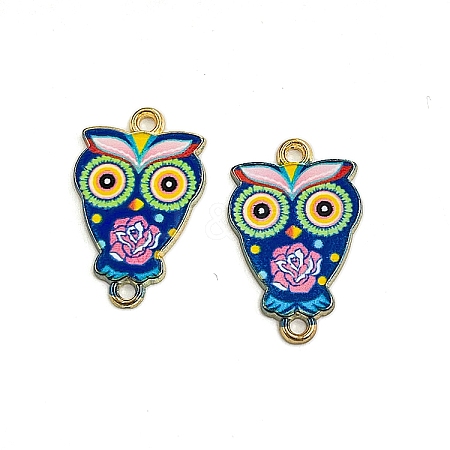 Alloy Enamel Connector Charms PW-WG6207D-01-1