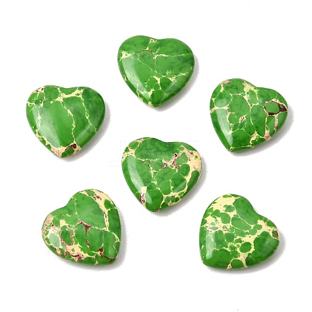 Dyed Synthetic Turquoise Heart Love Stone GG-CBAFDA5-03H-1