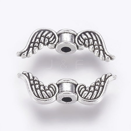 Tibetan Style Alloy Beads TIBEB-6139-AS-FF-1