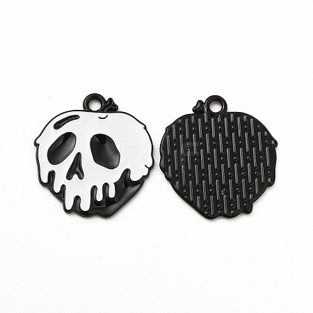 Rack Plating Alloy Enamel Pendants FIND-G054-20EB-01-1