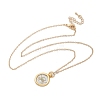 Brass Twelve Constellations Tarot Pendant Necklaces NJEW-Q006-01F-G-2