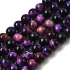 Natural Tiger Eye Beads Strands G-F561-8mm-B07-2