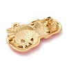 Zinc Alloy Crystal Rhinestone Brooch JEWB-I033-02C-2