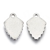 201 Stainless Steel Charms STAS-R118-02-3
