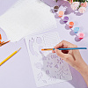 16Pcs Letter Geometric Plastic Drawing Painting Stencils DIY-WH0320-25-4