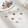32Pcs 8 Colors Zinc Alloy Enamel Charms ENAM-LP0001-28-1