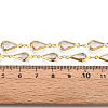 Brass Teardrop Link Chains CHC-N023-09A-G-3