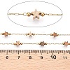 Natural Gemstone Star Beaded Chains CHS-T006-28G-3