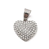 304 Stainless Steel Pendants STAS-K243-24P-1