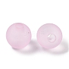 Imitation Jelly Transparent Acrylic Beads FACR-U001-01I-2