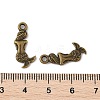 Tibetan Style Alloy Pendants TIBEP-Q088-004AB-RS-3