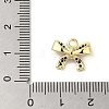 Rack Plating Brass Micro Pave Cubic Zirconia Pendants X-KK-C052-28G-01-3