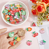 60Pcs 10 Styles Opaque Resin Cabochons RESI-SC0005-92-3