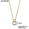 304 Stainless Steel Big Pendants SA-OY002-40G-2