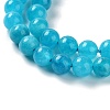 Dyed Natural Malaysia Jade Beads Strands G-G021-02A-02-3