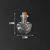 Mini High Borosilicate Glass Bottle Bead Containers X1-BOTT-PW0001-261J-1