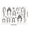Custom Summer Theme PVC Plastic Clear Stamps DIY-WH0631-0469-2