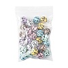 28Pcs 7 Colors Printed Opaque Acrylic Beads OACR-FS0002-46-8