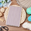 Fingerinspire 8Pcs Cardboard Weaving Looms TOOL-FG0001-06-6