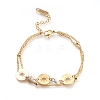 304 Stainless Steel Multi-strand Bracelets STAS-D152-04G-2