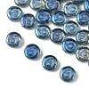 Electroplate Glass Beads EGLA-YW0005-02F-1