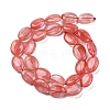 Cherry Quartz Glass Beads Strands G-L605-F02-01-3