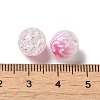 Duotone Spray Painted Crackle Acrylic Beads X-OACR-G029-02-4