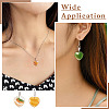 10Pcs 5 Colors Transparent Glass Pendants GLAA-TA0001-73-7
