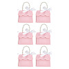 Trapezoid Paper Gift Box with Plastic Imitation Pearl Handles CON-WH0092-65B-7