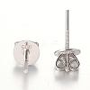Sterling Silver Stud Earring Findings STER-I005-59P-1