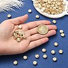 200Pcs Plating ABS Plastic Beads KY-YW0002-29-3