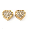 304 Stainless Steel Crystal Rhinestone Beads STAS-U050-01C-G-1