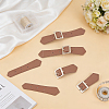 4Pcs Leather Sew on Toggle Buckles FIND-FG0005-62A-4