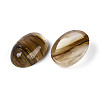 Dyed Tigerskin Glass Cabochons G-T144-77-2
