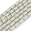 Electroplate Opaque Glass Imitation Pearl Beads Strands EGLA-H113-07D-1
