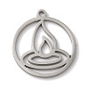 Non-Tarnish 304 Stainless Steel Pendants STAS-U010-09P-1