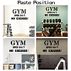 PVC Quotes Wall Sticker DIY-WH0200-062-3
