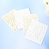 Metallic Nail Decals Stickers MRMJ-R088-29-M-10