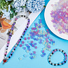 800Pcs Transparent Plastic Beads KY-PA0001-19B-4