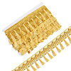 12M Filigree Polyester Lace Fringe Trim OCOR-WH0089-12A-1