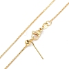 Rack Plating Brass Colorful Cubic Zirconia Eye Pendant Box Chain Necklaces NJEW-P317-02G-3