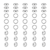 Unicraftale 304 Stainless Steel Spacer Beads STAS-UN0001-62P-1