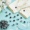 40Pcs 4-Hole Resin Button Lapel Pin Backs BUTT-NB0002-13C-4