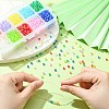 3000Pcs 10 Colors Eco-Friendly Transparent Acrylic Beads TACR-CJ0001-15-4