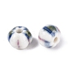 Vintage Handmade Porcelain Beads PORC-Q006-07A-2