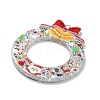 Christmas Theme Opaque Printed Acrylic Pendants SACR-Z005-07C-2