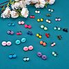 DIY 3D Flower Stud Earring Making Kit DIY-SZ0008-55-4