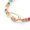 Brass Micro Pave Clear Cubic Zirconia Pendant Necklaces & Bracelets Jewelry Sets SJEW-JS01189-5