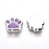 Alloy Enamel Slider Charms ENAM-WH0047-11G-1